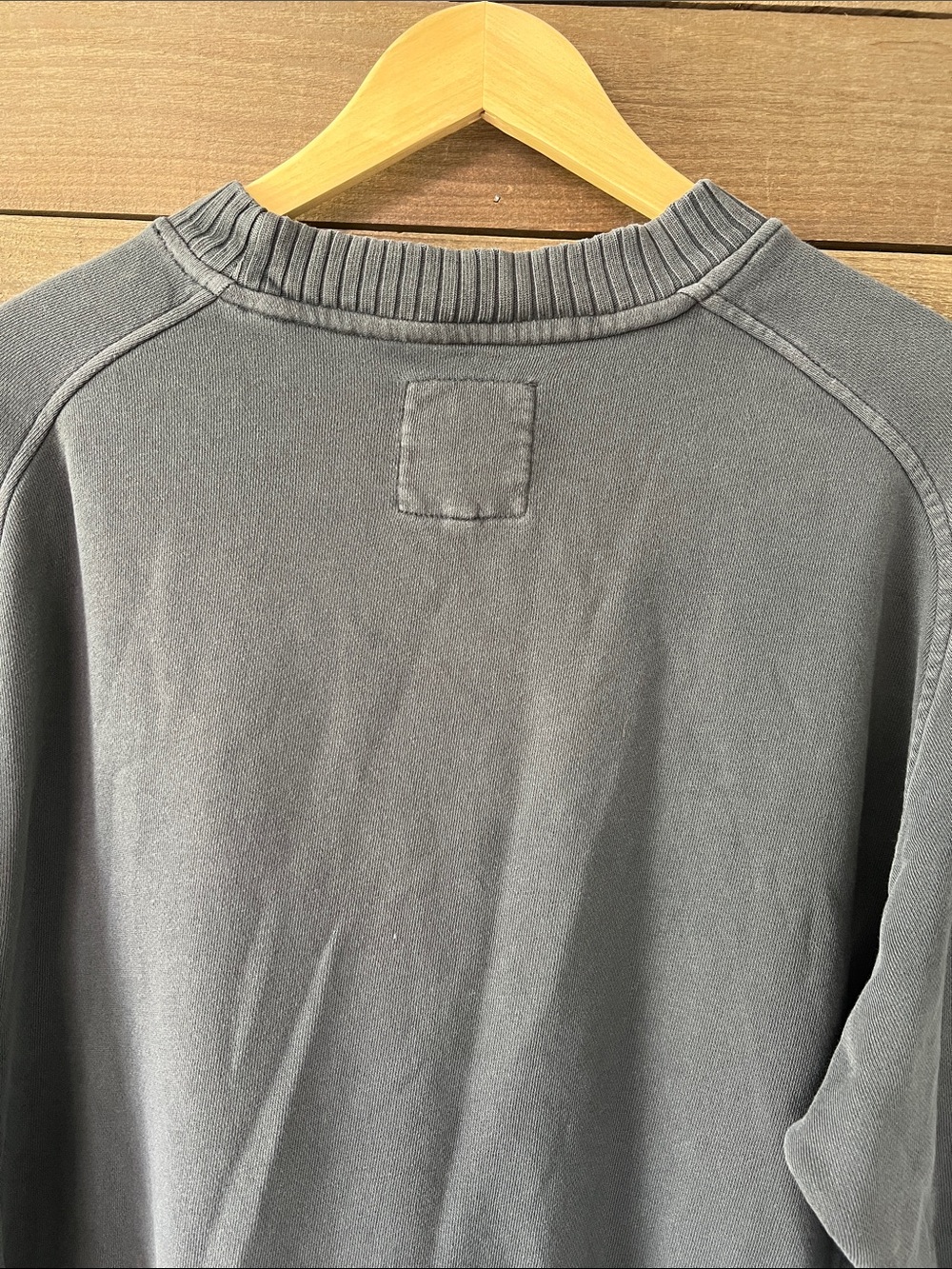 Aerie Women's Down-To-Earth Crew Sweatshirt in Smoked Gray Size Small - Picture 7 of 9